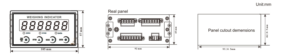 M02 Weighing Indicator - Specification
